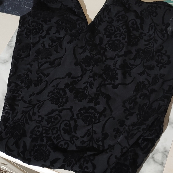 Sheer Velvet Tights - Picture 3 of 5